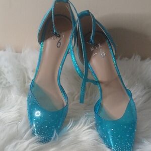 Mix No. 6 Shimmering Blue Heels